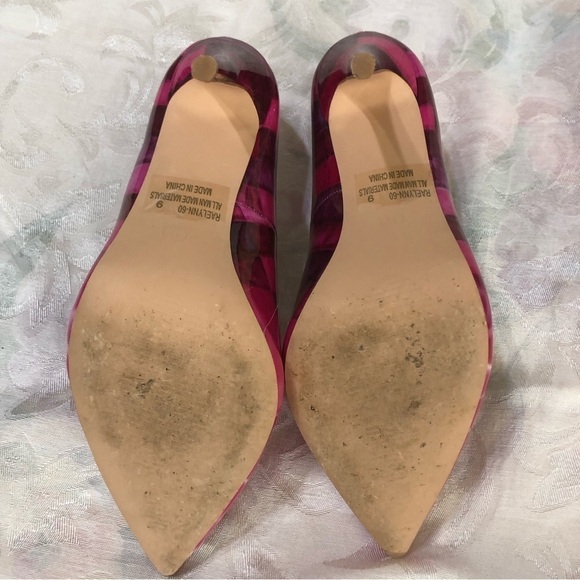 Kayleen by Los Angeles Pink Multi Man Made Patent High Heel Pumps size 9 - Picture 14 of 14